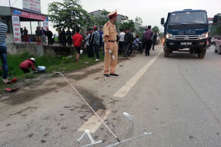 Hiện trường vụ tai nạn kinh hoàng. Ảnh: CTV.