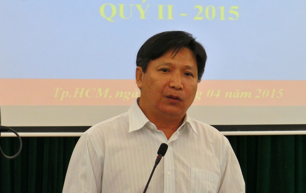 Ông Lê Hoàng Minh – Phó giám đốc Sở Giao thông vận tải TP.HCM.  Ảnh: Thiên Trang.