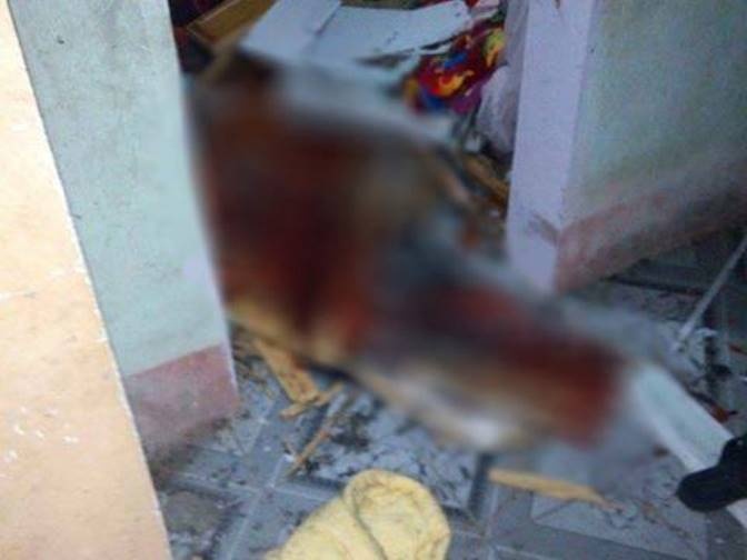 No lon, 5 nguoi trong gia dinh gap nan hinh anh