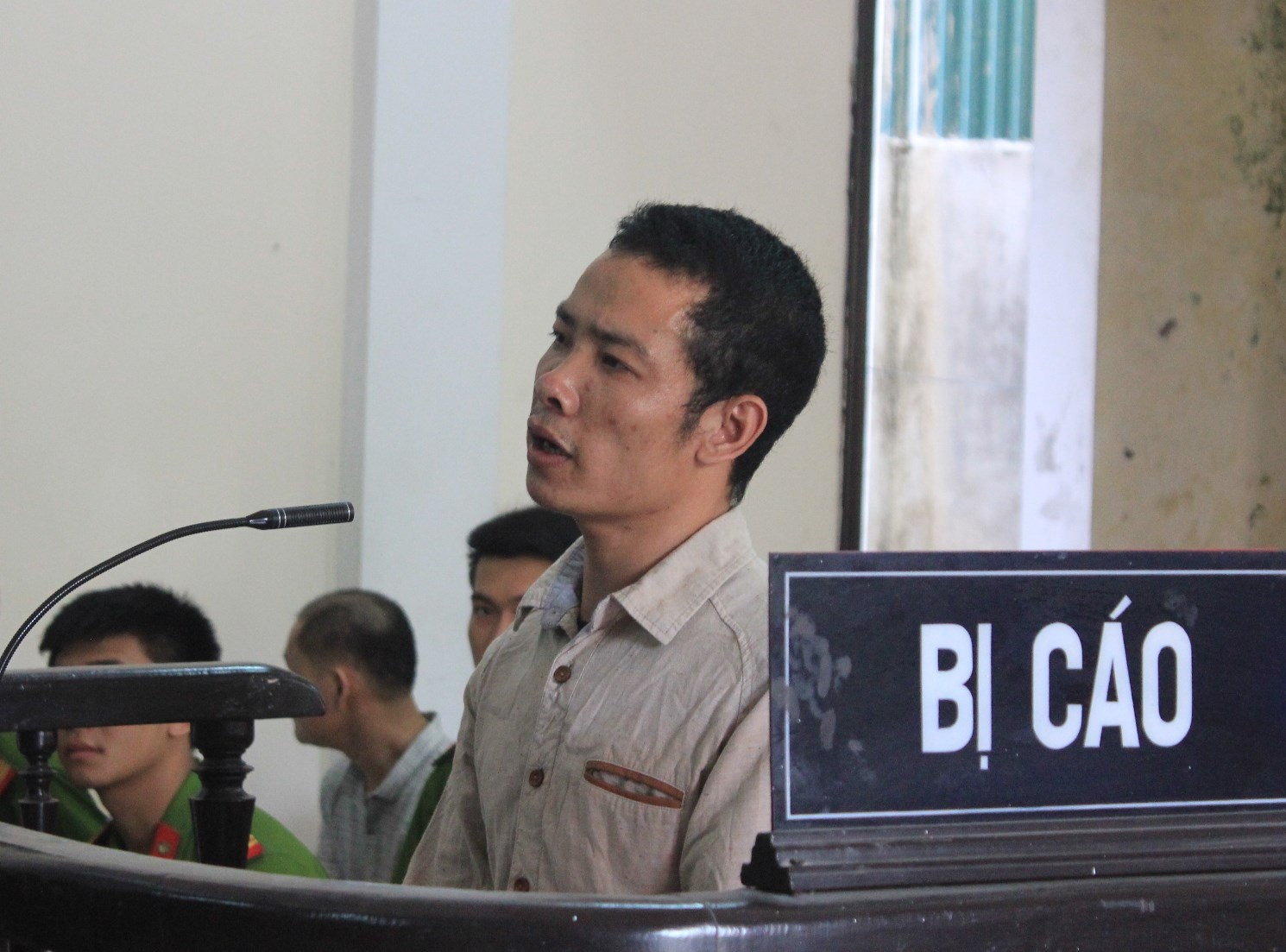 Bị cáo Cao Xuân Thanh tại phiên xử ngày 14/7. Ảnh: P.H.