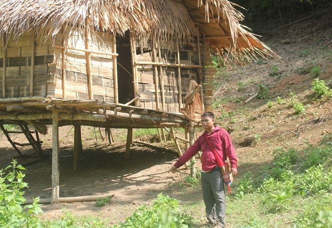 Hiện trường vụ thảm sát khiến 4 người trong gia đình anh Thọ tử vong. Ảnh N.A.