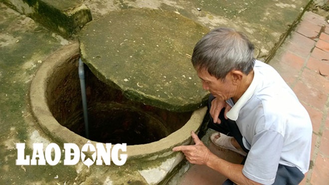 Giếng khơi bị khô cạn.