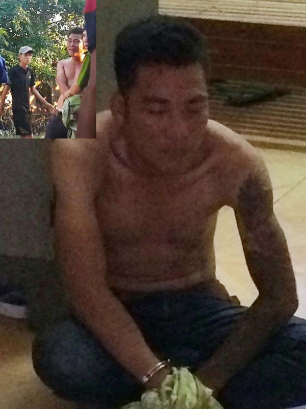 Phan Xuân Giáp khi mới bị bắt. Ảnh: Vietnamnet.