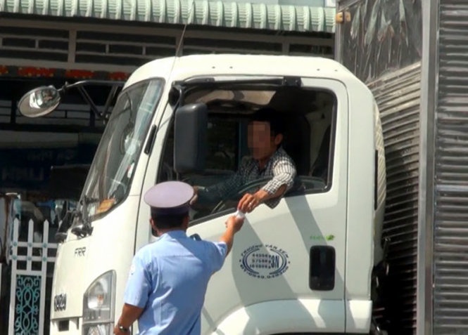 Những chiếc xe tải sau khi