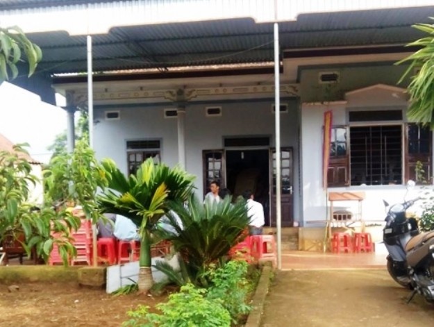 Ngôi nhà nơi xảy ra án mạng. Ảnh: HP.