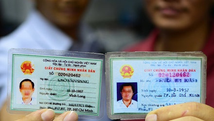 CMND 9, 12 so va the can cuoc hieu luc nhu nhau hinh anh