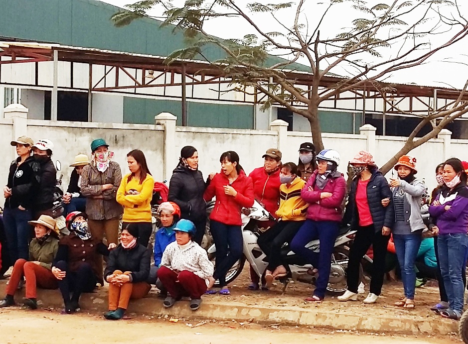 Hon 200 cong nhan nghi viec tap the doi quyen loi hinh anh