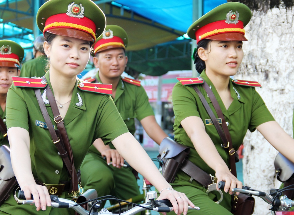 Xe đạp tuần tra của công an ảnh 1 Xe dap tuan tra cua cong an anh 1