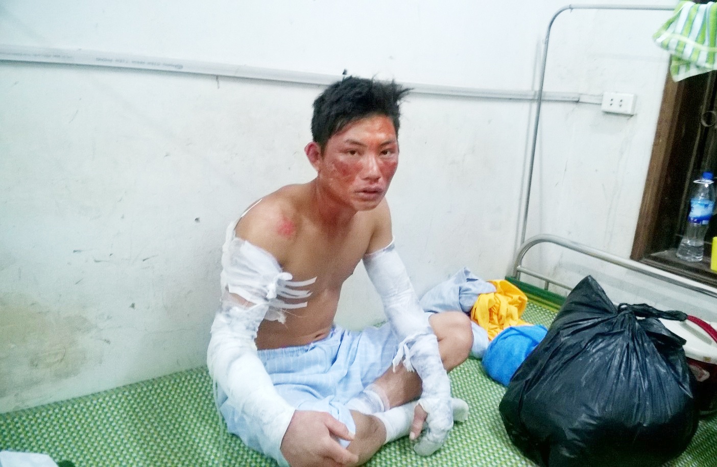 Nổ lớn tại nhà máy tinh bột sắn ảnh 1 No lon tai nha may tinh bot san anh 1