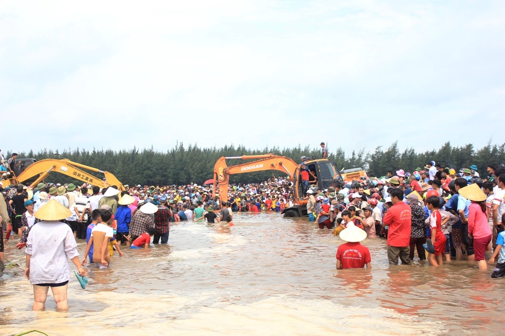 Giai cuu ca voi o Nghe An anh 3