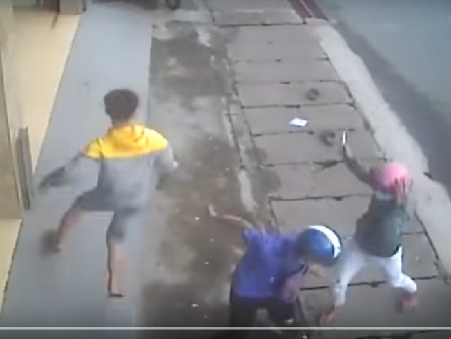 Xac dinh nhom truy sat doi thu tren pho hinh anh