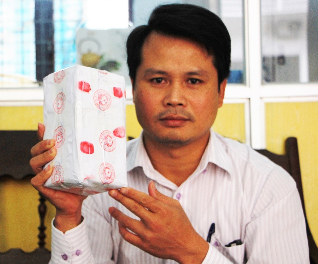 Nghe An niem phong vat nghi la an cua nha vua hinh anh