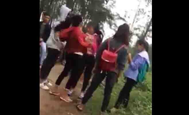 Nu sinh bi nhom ban danh hoi dong hinh anh