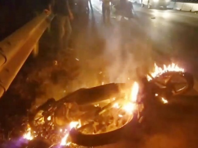 Nghi van mot CSGT Dong Nai gay tai nan roi bo chay hinh anh