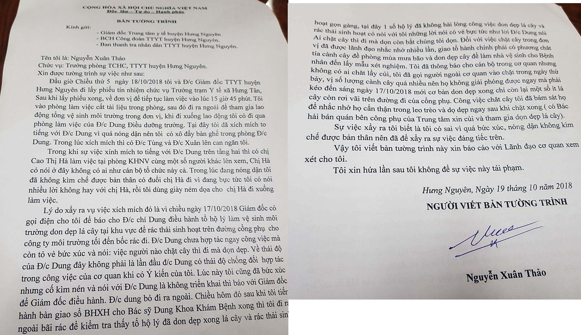 Ném ghế vào trưởng phòng điều dưỡng ảnh 2 Nem ghe vao truong phong dieu duong anh 2