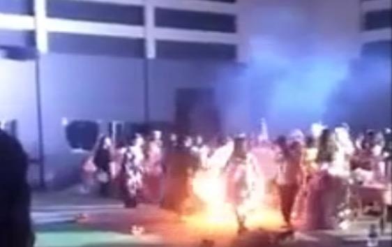 Nu sinh Su pham Nghe An boc chay khi tham gia le hoi Halloween hinh anh