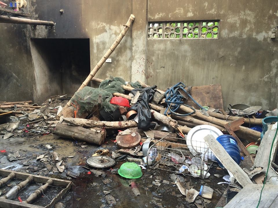 No lon tai nha dan o Nghe An, mot nguoi tu vong hinh anh