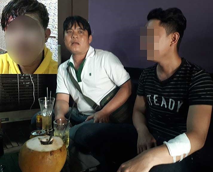 Ro chieu gia danh ghen giua dem de cuop xe hinh anh