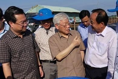 Tong bi thu, Chu tich nuoc Nguyen Phu Trong lam viec o tinh Kien Giang hinh anh