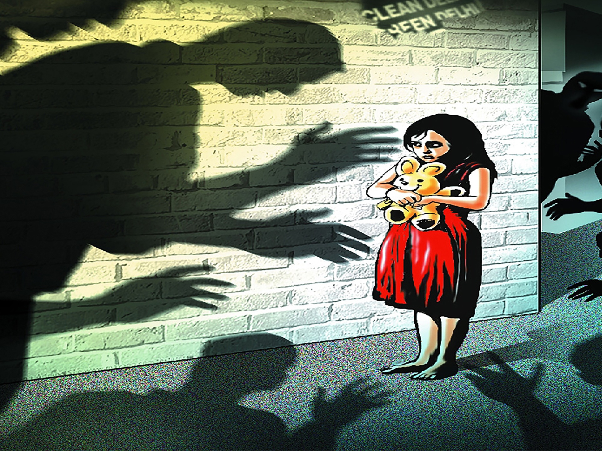 Den cong an dau thu hanh vi xam hai 2 be gai hang xom hinh anh