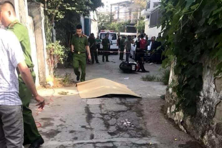 Nguoi phu nu bi dam chet giua duong hinh anh