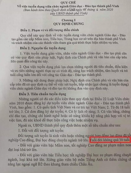 Tuyển giáo viên không quá 30 tuổi ảnh 1 Tuyen giao vien khong qua 30 tuoi anh 1