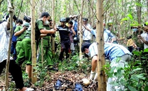 Phat hien bo xuong nguoi trong rung keo hinh anh