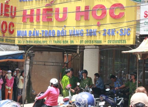 Nghi can giet chu tiem vang, cuop 1,2 ty dong la nguoi quen hinh anh