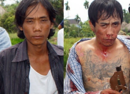 'Hiep si' tung cuoc da vang khau sung tren tay ke trom hinh anh