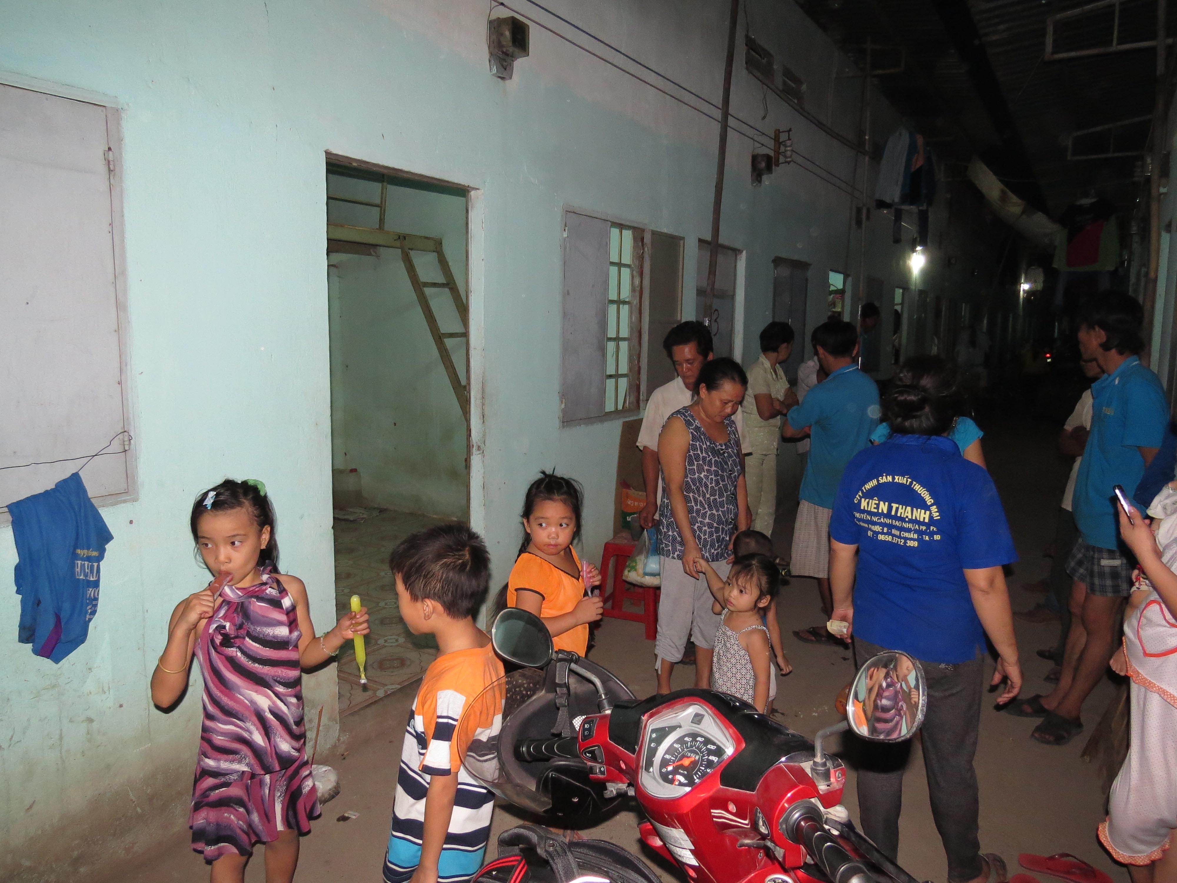 Khu nhà trọ nơi xảy ra vụ án mạng.