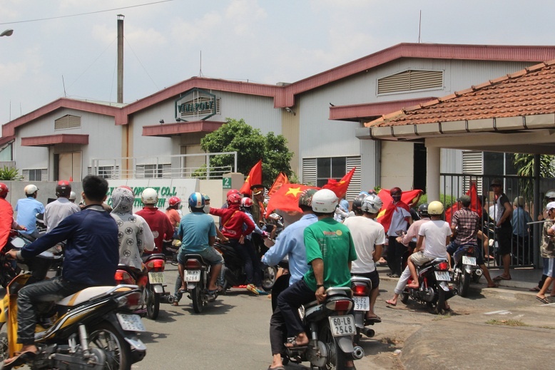 Cong nhan Dong Nai di lam tro lai sau cac cuoc tuan hanh hinh anh