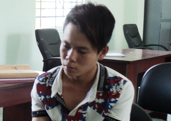 Hung thủ Thi bị công an bắt giữ.