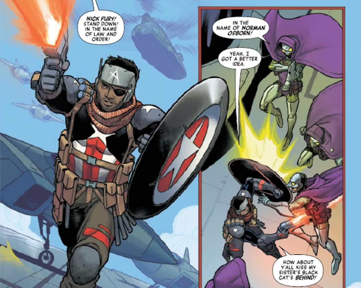 Nick Fury tro thanh Captain America ban moi hinh anh