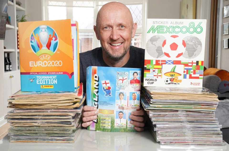 Panini book,  the bai,  world cup 2022,  the bai cau thu,  qatar world cup anh 2