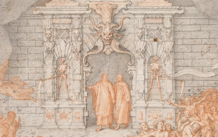 Dante,  than khuc,  tranh cua botticelli,  tranh dia nguc,  cac tang dia nguc,  y nghia dia nguc anh 1