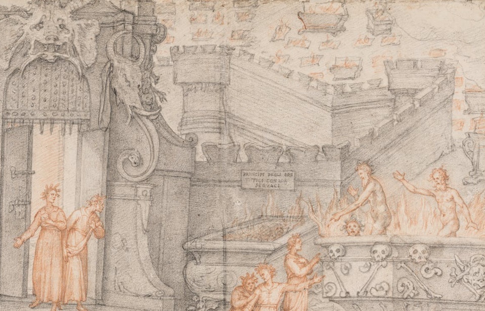 Dante,  than khuc,  tranh cua botticelli,  tranh dia nguc,  cac tang dia nguc,  y nghia dia nguc anh 7