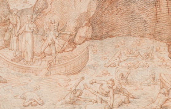 Dante,  than khuc,  tranh cua botticelli,  tranh dia nguc,  cac tang dia nguc,  y nghia dia nguc anh 6