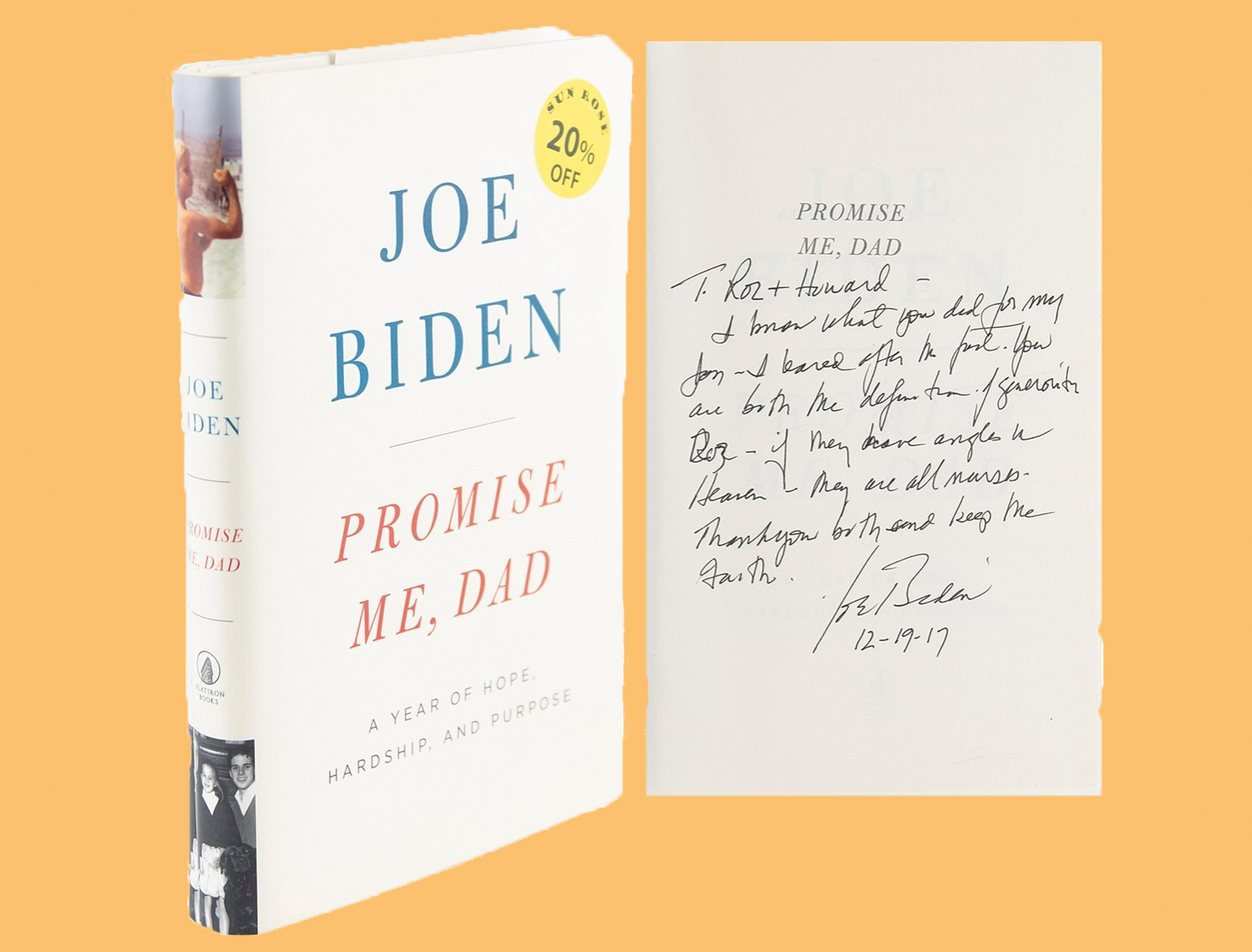 Cuon hoi ky co chu ky cua Tong thong Joe Biden tri gia 28.000 USD hinh anh