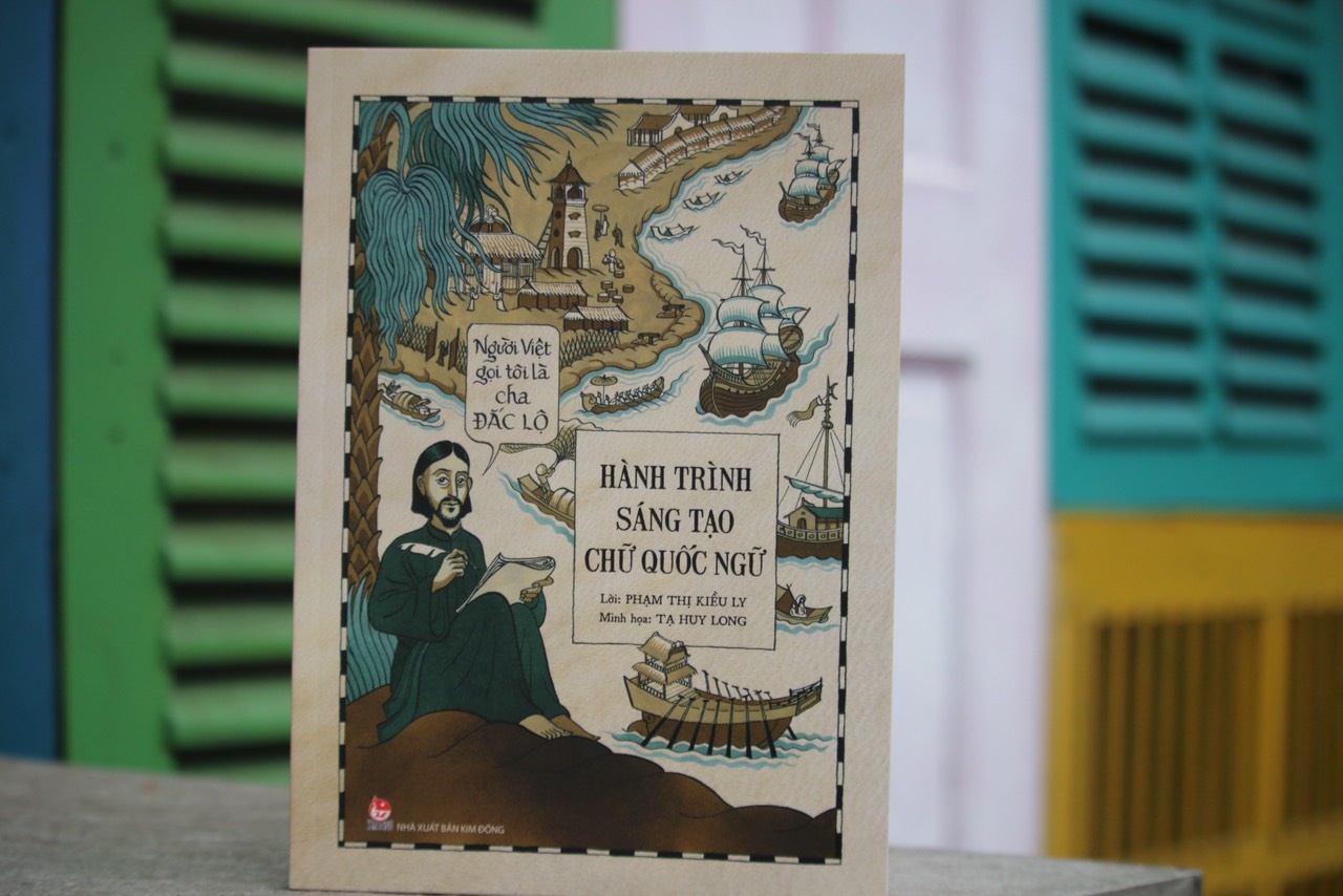 Hanh trinh sang tao chu Quoc ngu qua sach tranh hinh anh