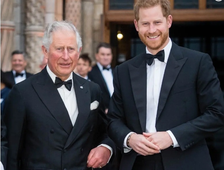 Cam xuc cua Hoang tu Harry trong dam cuoi cua cha hinh anh