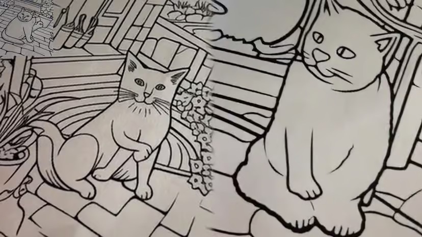 Nhung con meo di dang trong sach cua AI tao ra hinh anh