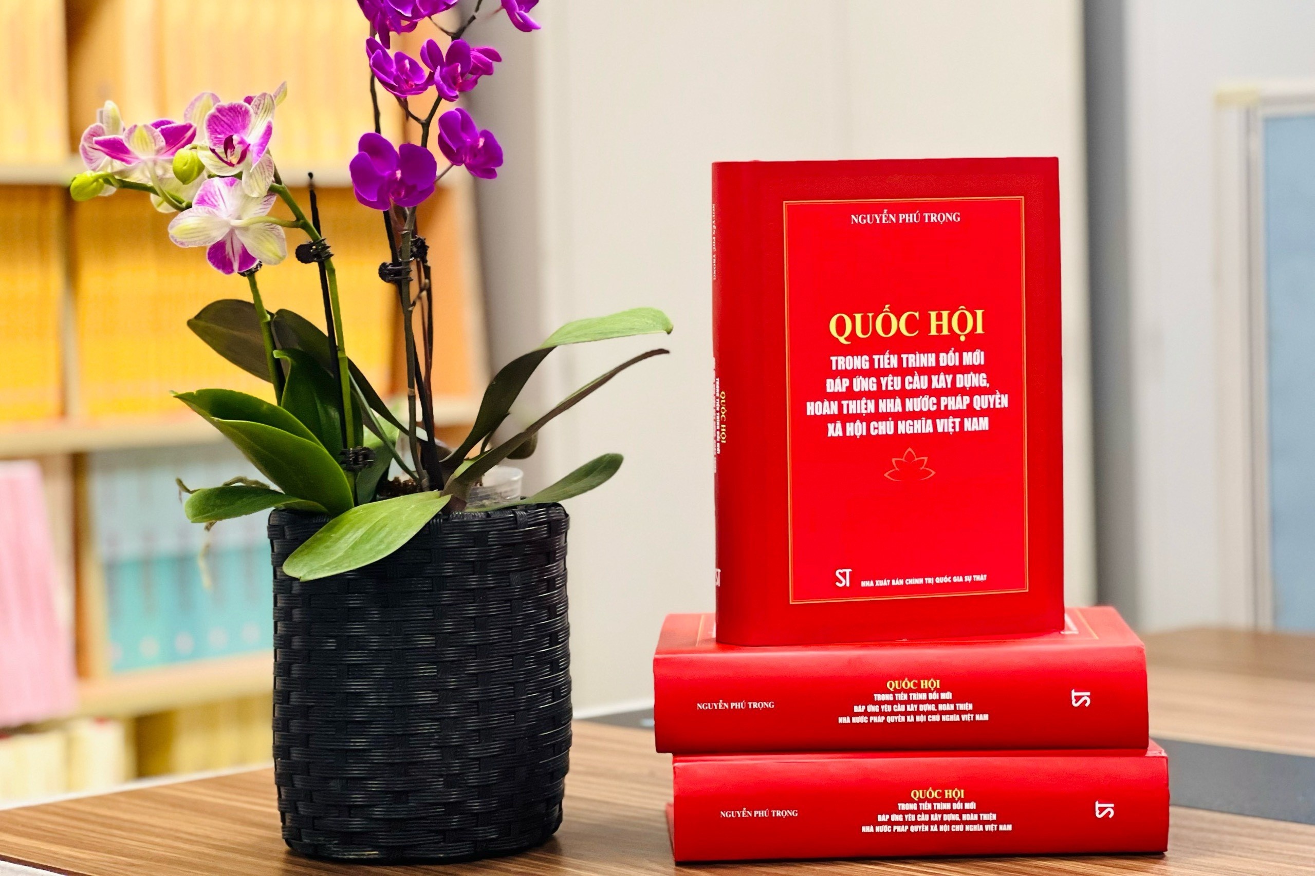 Cuon sach cua Tong bi thu ve Quoc hoi Viet Nam hinh anh