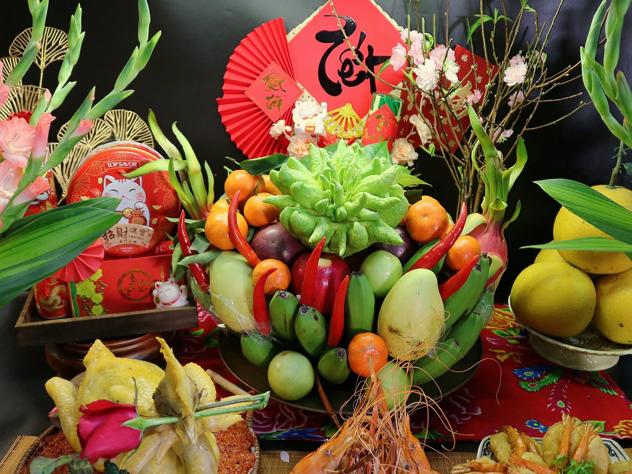 Bai cung dem giao thua hinh anh