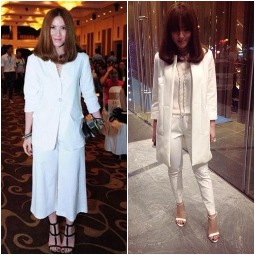 Chị em Song Yến luôn chứng tỏ một phong cách không thua kém gì các fashionista.