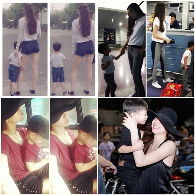 Hồ Ngọc Hà và Subeo nổi tiếng trong giới showbiz với phong cách đồ đôi rất sành điệu và thời trang. Đây có thể xem là cặp mẹ con mặc đẹp nhất showbiz.
