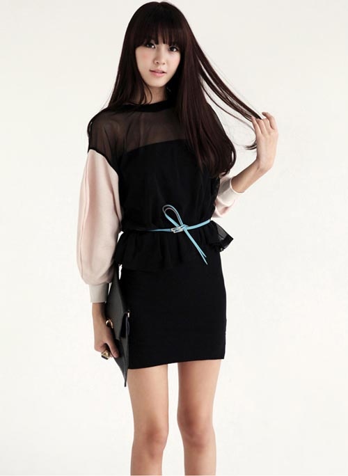 Vòng nơ đơn giản trên eo của bạn.