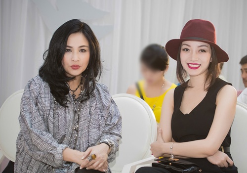 Pham Thu Ha gian don ben Thanh Lam ruom ra hinh anh