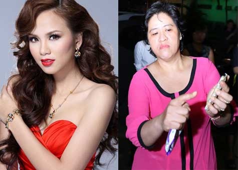 Khi sao va nguoi than to nhau gay chan dong lang giai tri hinh anh