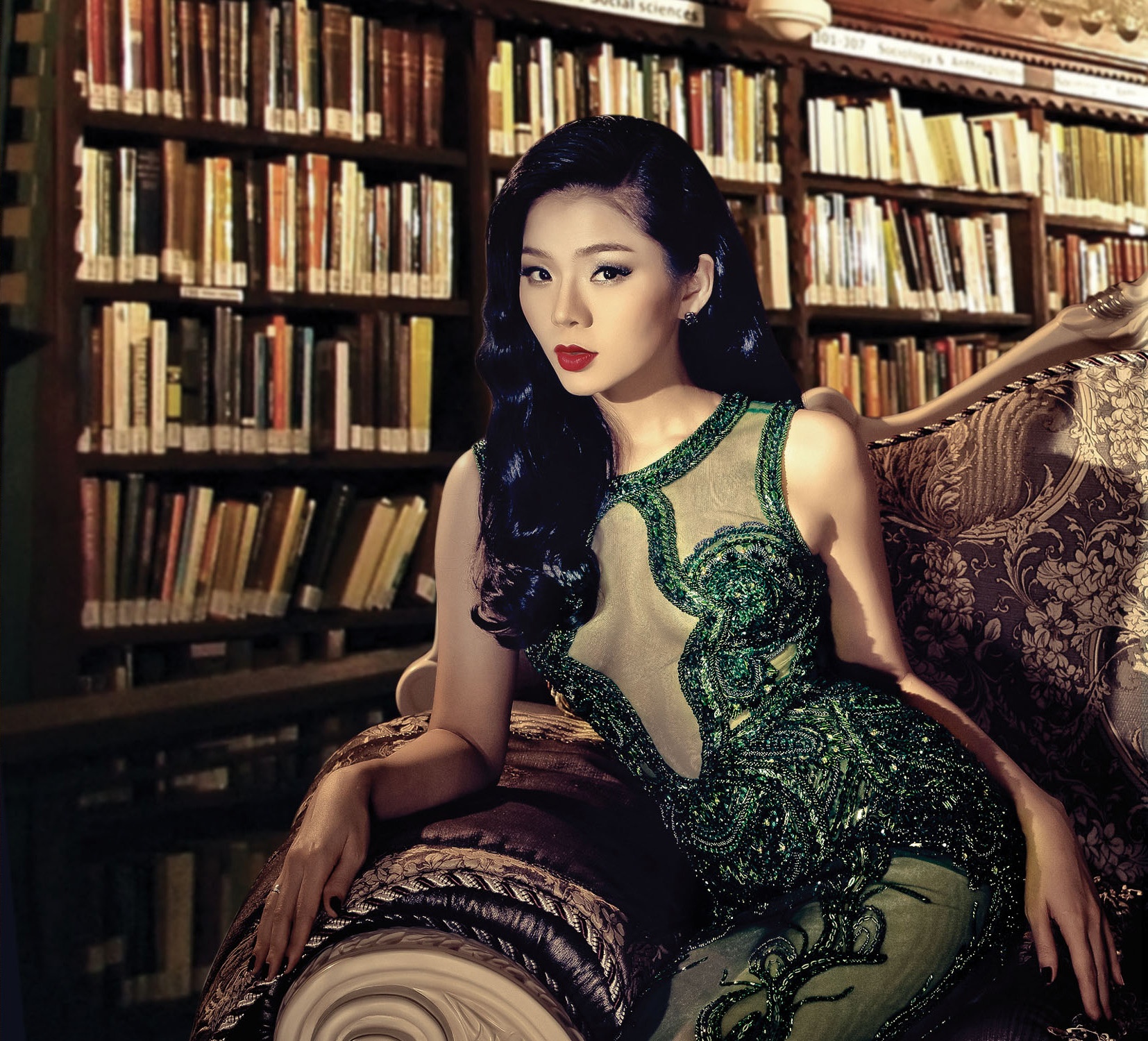 Nữ ca sĩ Lệ Quyên.