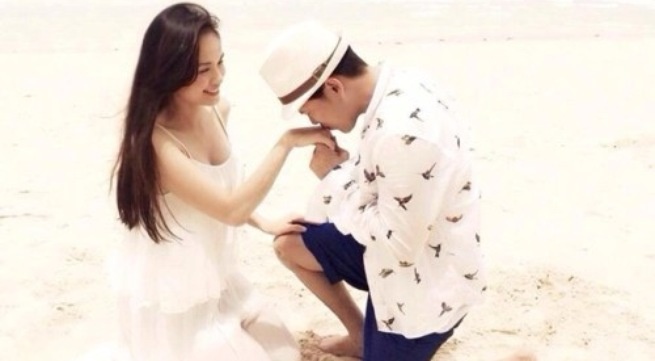 Nhung man cau hon day bat ngo cua sao Viet hinh anh